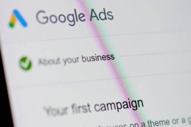 Google reklamları menü