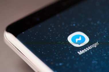 Facebook messenger simgesini
