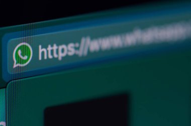Whatsapp messenger simgesini resmi web sayfasında