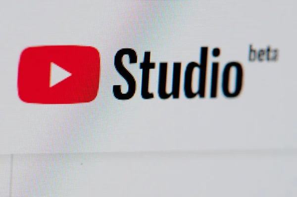 YouTube-Studio-logo — Stockfoto