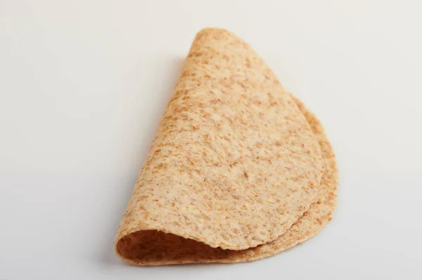 Tom vikta tortilla — Stockfoto