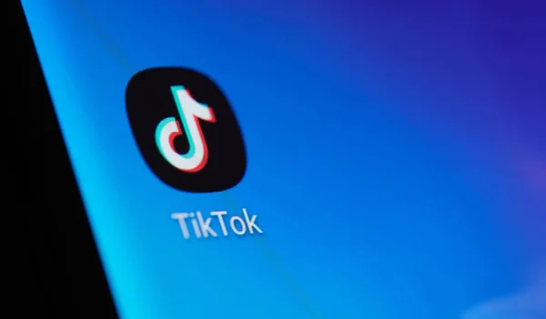 Servicio de aplicaciones de música TikTok — Foto de Stock