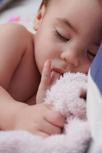 Портрет сплячої дитини — стокове фото