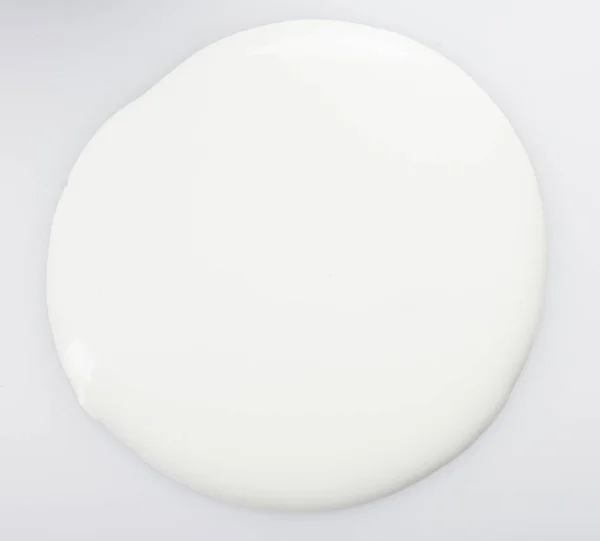 Kropla biała Farba olejna — Zdjęcie stockowe