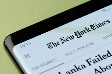 New York Times mobil uygulaması