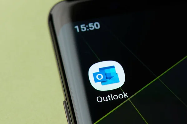 Outlook e-posta simgesi — Stok fotoğraf