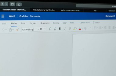 Yeni microsoft office word online belge