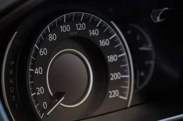 Elegant car speedometer — Stock Photo, Image