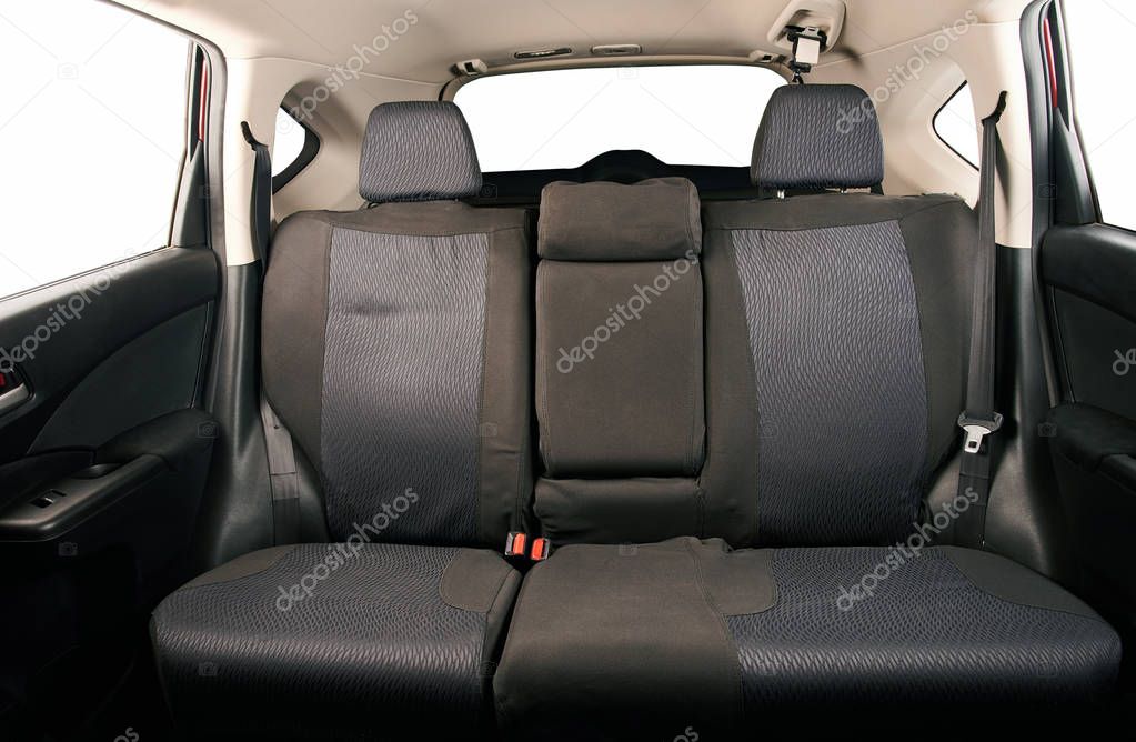 Clean back seats on SUV car