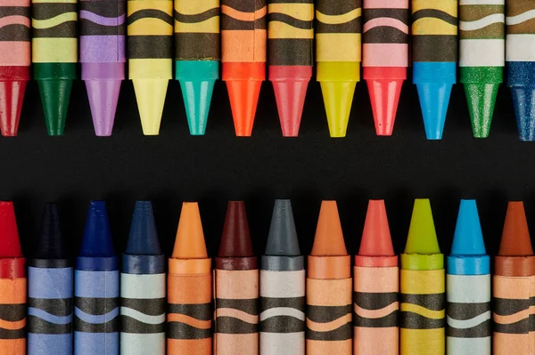Conjunto de crayones de cera artesanal — Foto de Stock