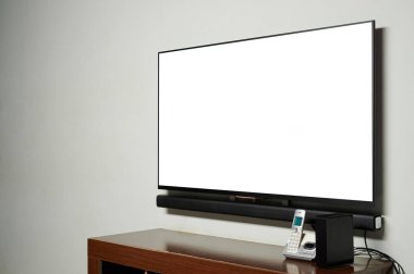 Tv panel on wall