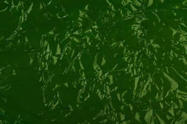 Yeşil plastik torba yüzeyi