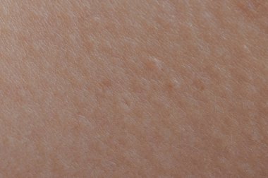 Kahverengi genç insan derisinin yüzeyi