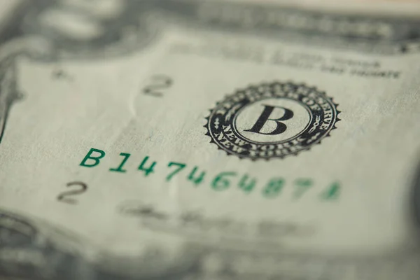 Detail on dollar banknote — Stock Photo, Image