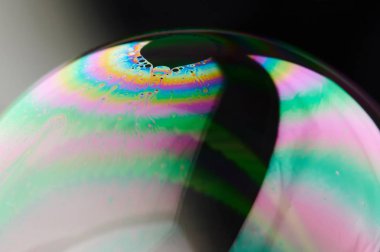 Sıvı top renkli yüzey