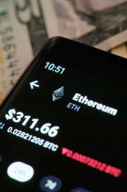 Ethereum kripto para birimi fiyatı