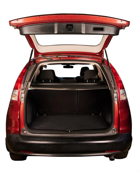 Open SUV bagażnik samochodowy — Zdjęcie stockowe