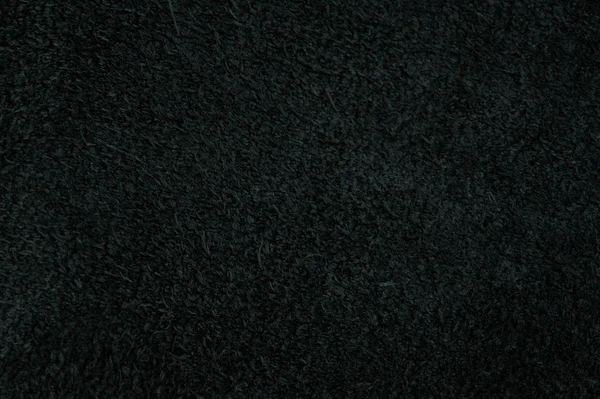 Текстура чорного флісу хутра — стокове фото