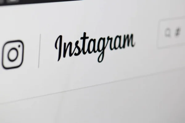 Instagram logo des médias sociaux — Photo