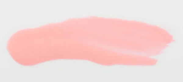 Глянцевий рожевий штрих фарби — стокове фото