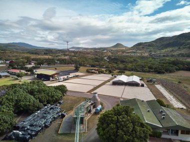 Kahve kurutmak için Pavyon