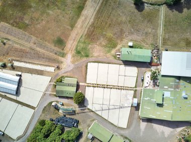 Boş alanlarda yukarıda görünüm