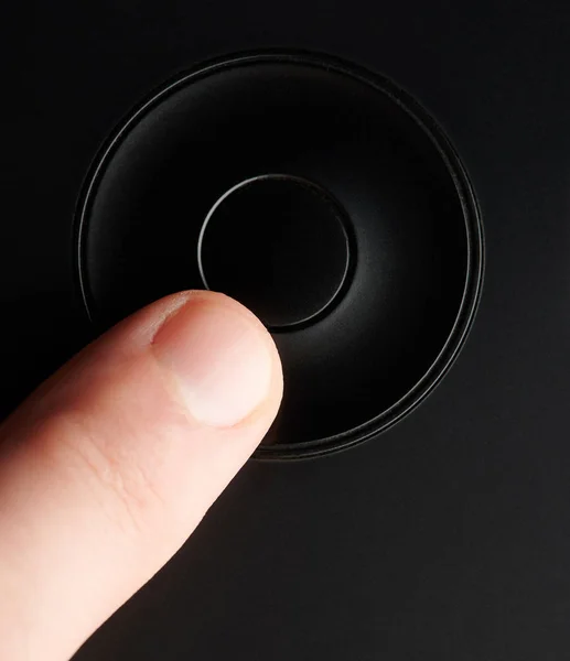 Usando toggle toque círculo — Fotografia de Stock