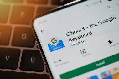 Google pazarında Gboard uygulaması