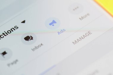 Facebook reklamları düğmesi