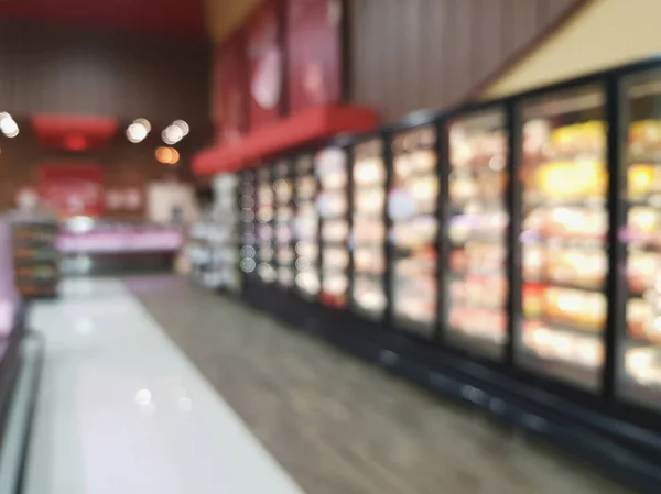 Productos congelados en el supermercado —  Fotos de Stock