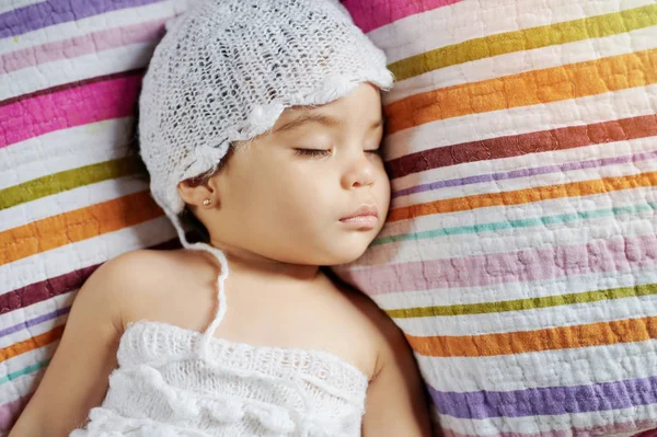 Calma dormire bambina — Foto Stock