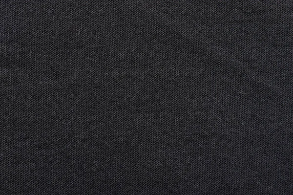 Makro Nahaufnahme Der Textur Des Schwarzen Stoffes Oberfläche Aus Dunkler — Stockfoto