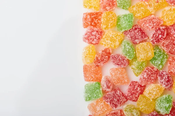 Tema Dos Doces Sugários Comida Lixo Deliciosa Colorida — Fotografia de Stock