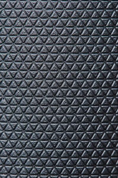 Черный Треугольный Фон Мягкого Резинового Материала — стоковое фото