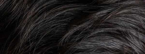Ιστορικό Θέματος Περιποίησης Μαλλιών Καστανή Υφή Ανθρώπινης Τρίχας Close View — Φωτογραφία Αρχείου