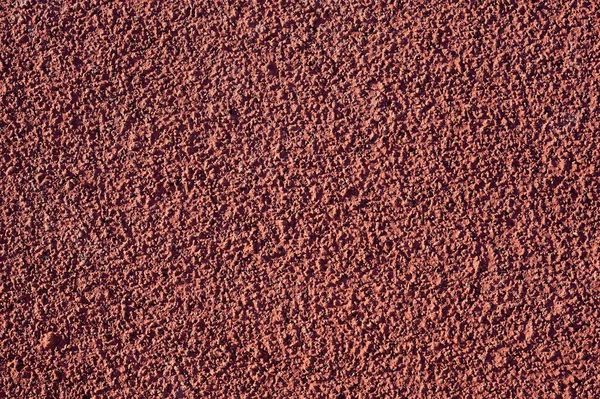 Vermelho Áspero Esporte Arena Superfície Macro Close Vista — Fotografia de Stock