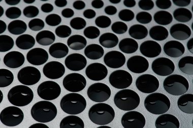 Soyut ızgara gri yüzey makrosu yakın görünüm