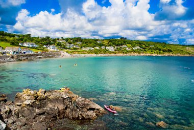 Coverack, Cornwall, İngiltere. 