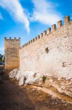 Eski Şehir Alcuda Palma de Mallorca'da güçlendirilmiş
