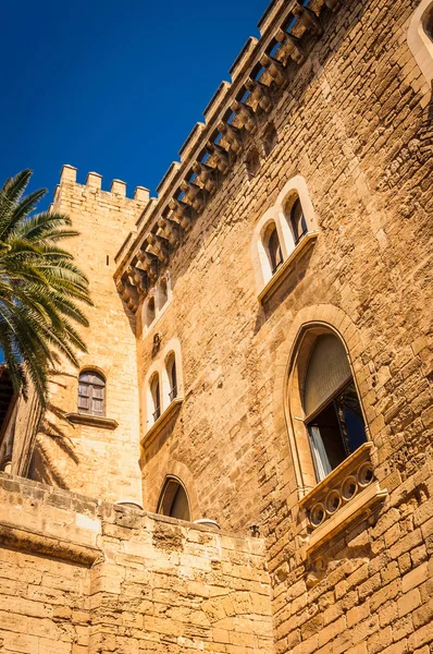 Ancient Muslim castle, residence of the King of Spain in Palma de Mallorca