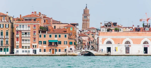 Büyük Kanal Dan Venedik Binaları Bankaları — Stok fotoğraf