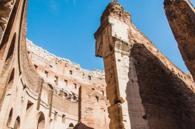 Roma, İtalya Colosseum iç görünüm