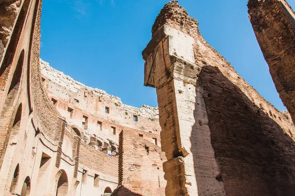 Vista Interior Del Coliseo Roma Italia —  Fotos de Stock