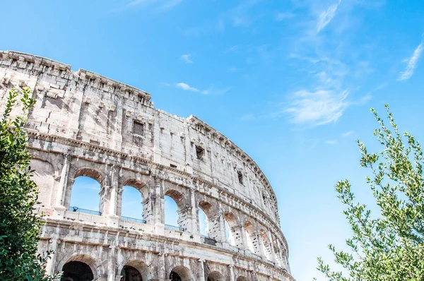 Vista Exterior Del Coliseo Roma Italia —  Fotos de Stock