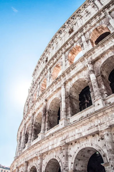 Veduta Esterna Del Colosseo Roma — Foto Stock