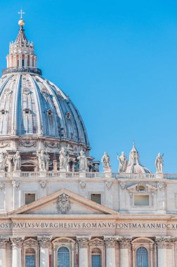 Aziz Peter Bazilikası Roma 'da Aziz Peter Meydanı' ndan İtalya 'daki Vatikan' a kadar.