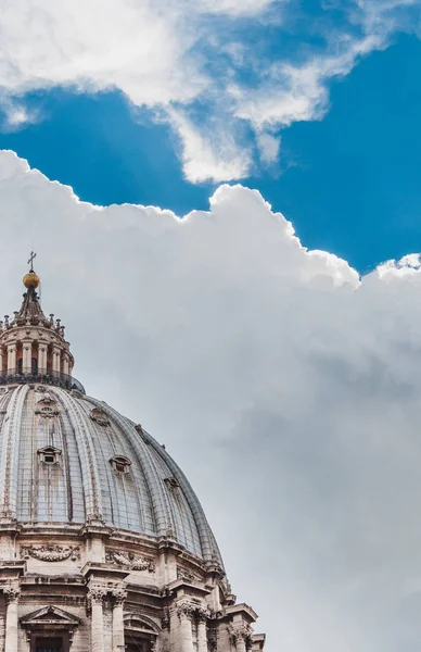 Собор Святого Петра Риме Площади Святого Петра Рима Ватикана Италии — стоковое фото