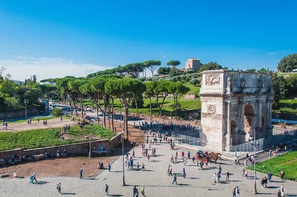 Foro Romano Torno Coliseo Roma Italia —  Fotos de Stock