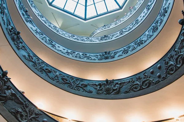 Bramante Escadaria Dupla Hélice Museu Vaticano Roma Itália — Fotografia de Stock