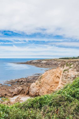 Fransa, Finistere 'deki Plougonvelin' de Saint-Mathieu Noktası